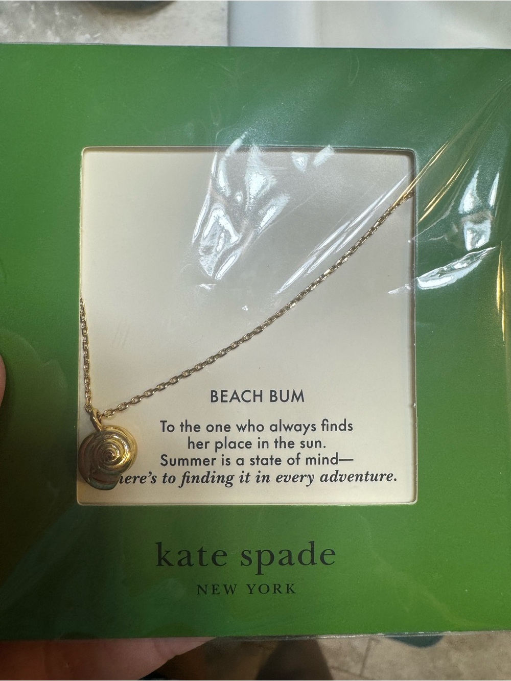 Beach bum shell necklace - Kate spade